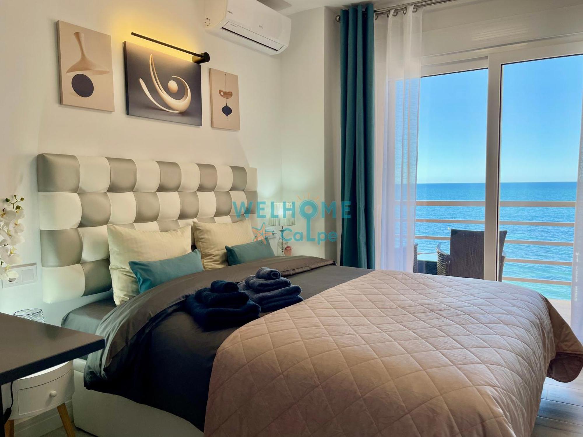 Acuarela Estudio, 1ª Linea, Vista Al Mar, Piscina 卡尔佩 外观 照片