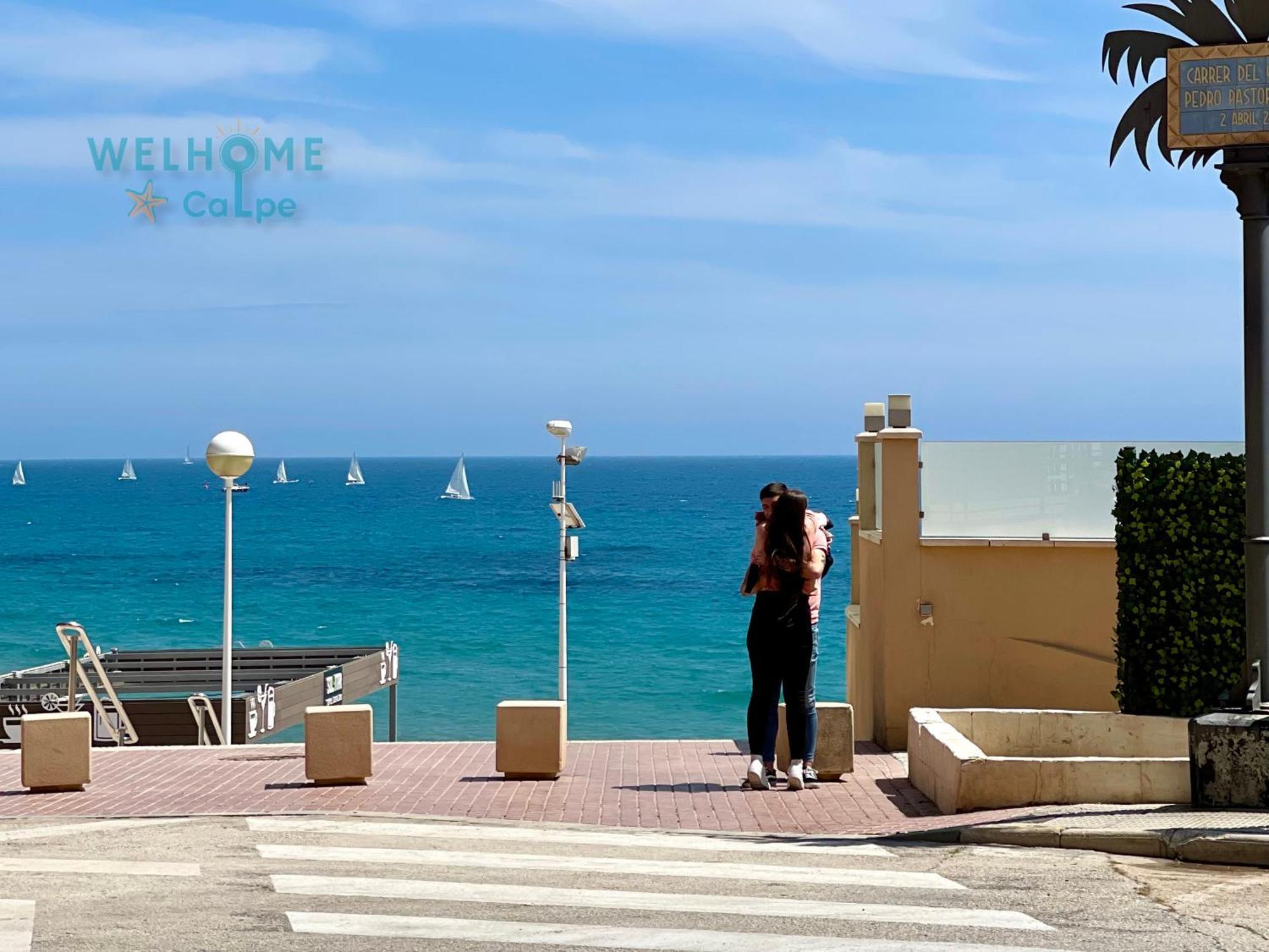 Acuarela Estudio, 1ª Linea, Vista Al Mar, Piscina 卡尔佩 外观 照片