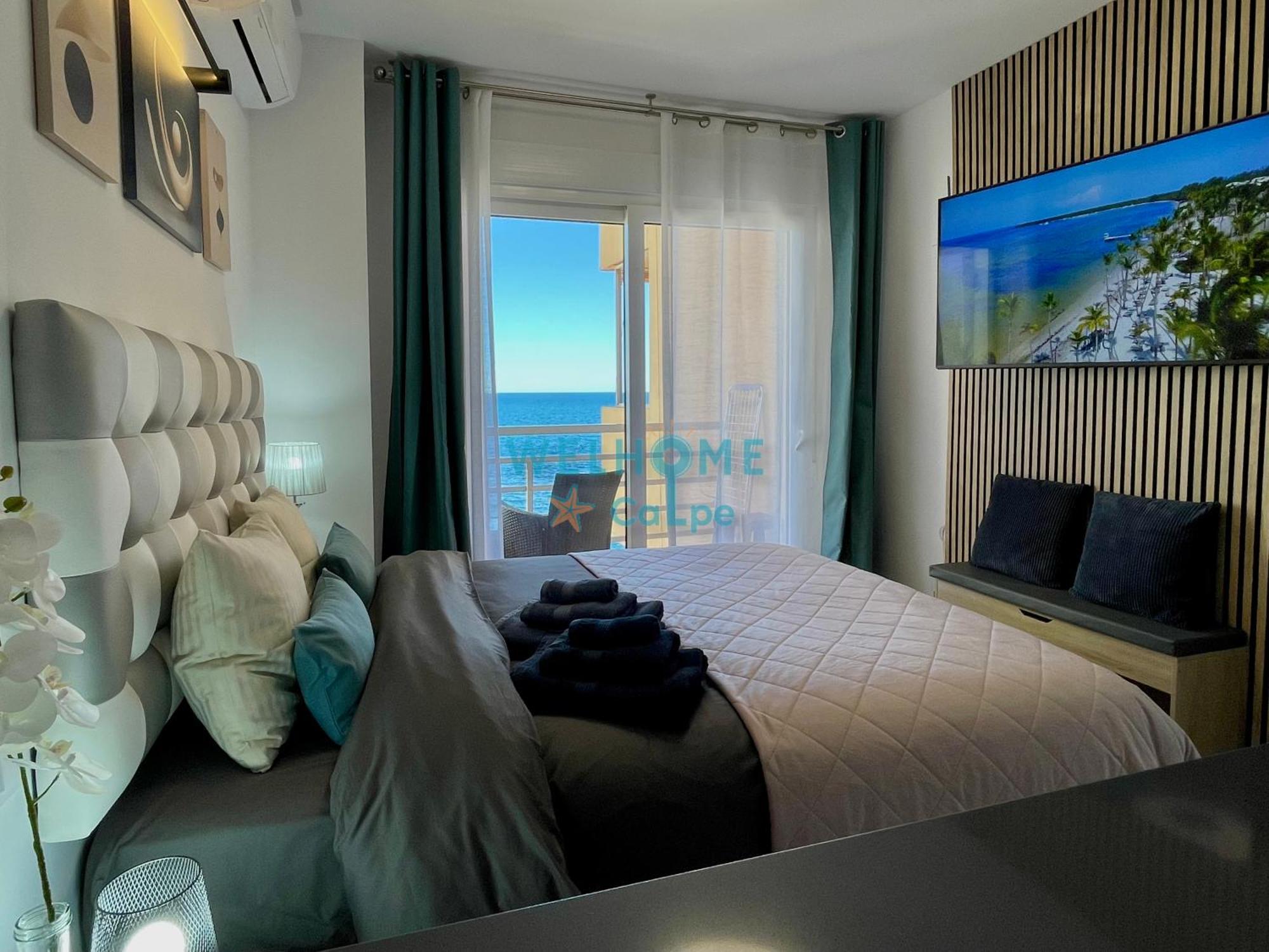 Acuarela Estudio, 1ª Linea, Vista Al Mar, Piscina 卡尔佩 外观 照片