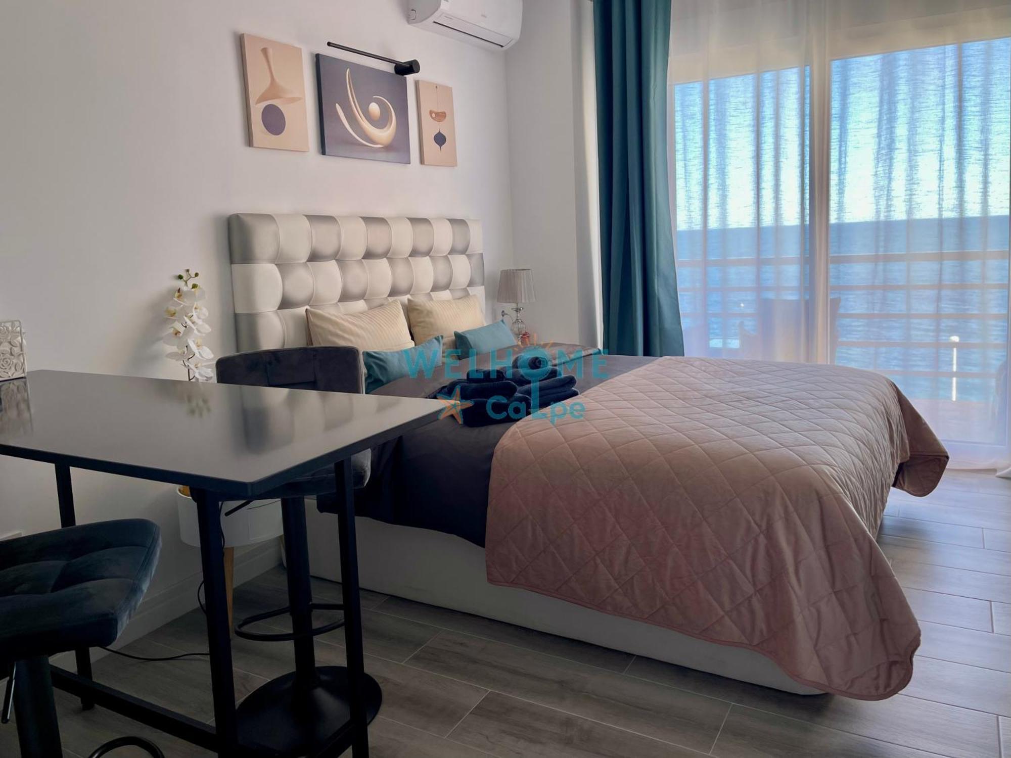 Acuarela Estudio, 1ª Linea, Vista Al Mar, Piscina 卡尔佩 外观 照片