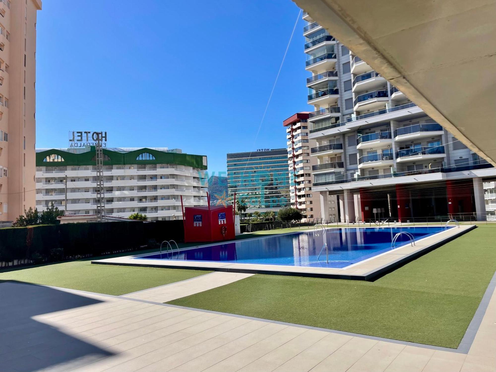 Acuarela Estudio, 1ª Linea, Vista Al Mar, Piscina 卡尔佩 外观 照片