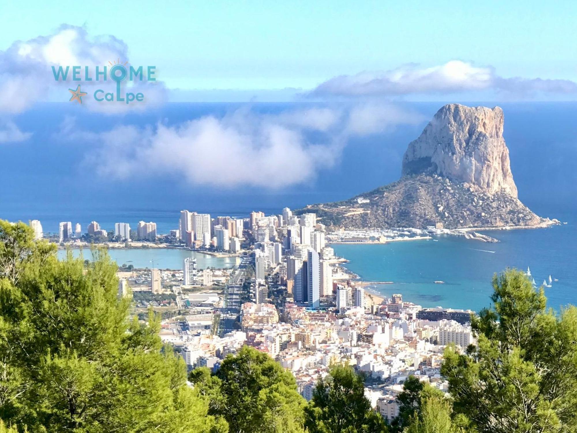 Acuarela Estudio, 1ª Linea, Vista Al Mar, Piscina 卡尔佩 外观 照片
