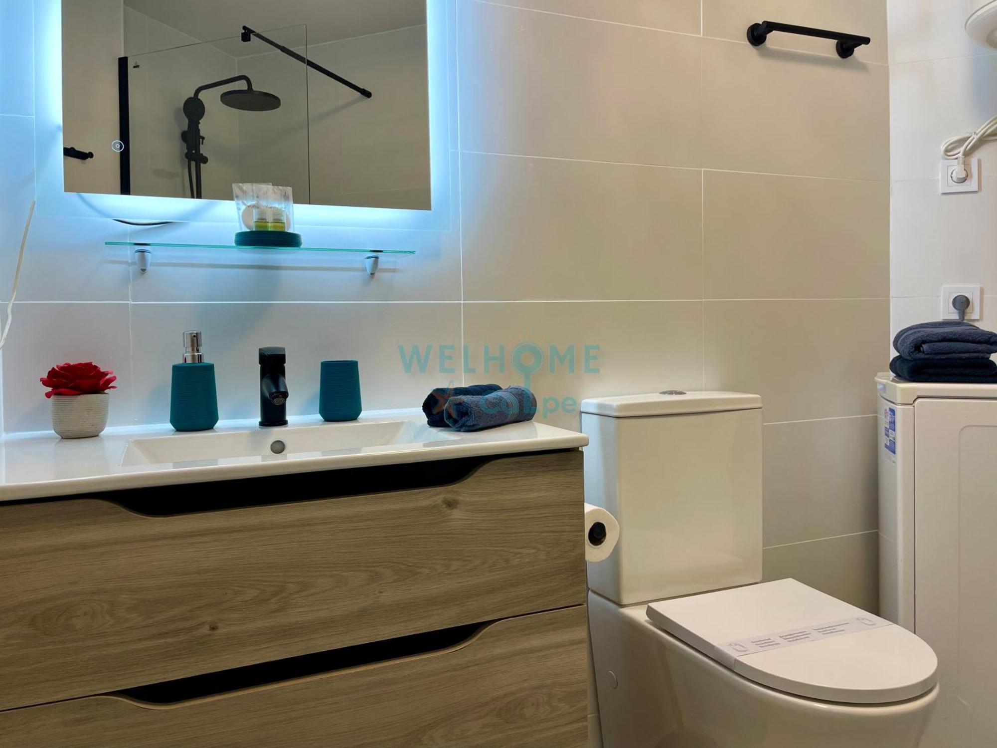 Acuarela Estudio, 1ª Linea, Vista Al Mar, Piscina 卡尔佩 外观 照片