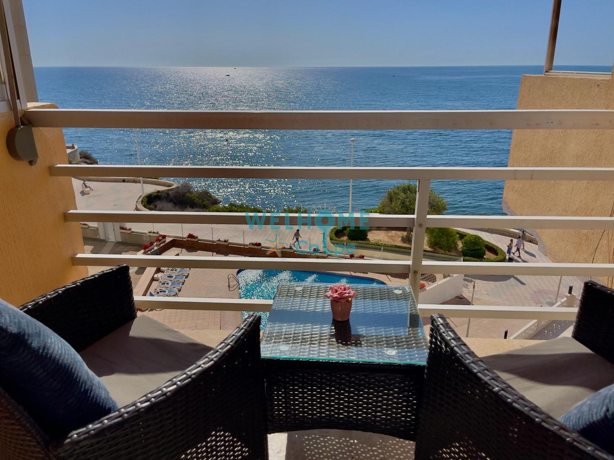 Acuarela Estudio, 1ª Linea, Vista Al Mar, Piscina 卡尔佩 外观 照片